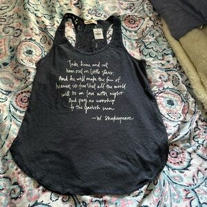 White Hollister Tank Top Sz M NWT